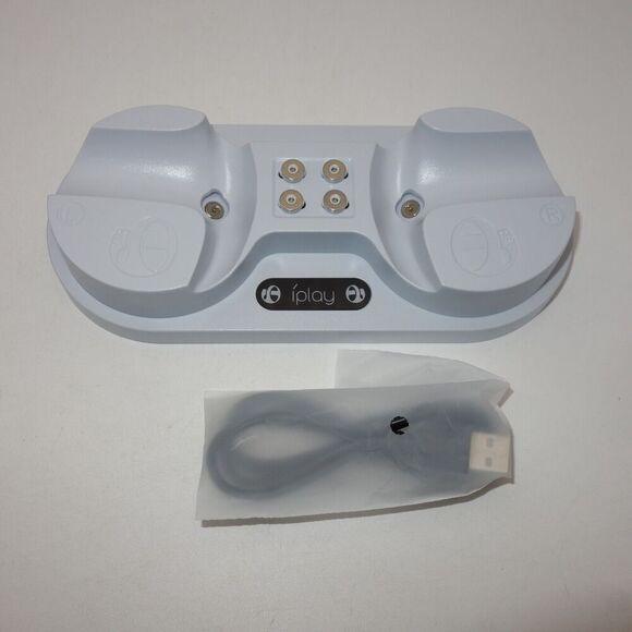 NEW iPlay RGB Controller Charging Dock Stand for PS VR2 White - Picture 4 of 4